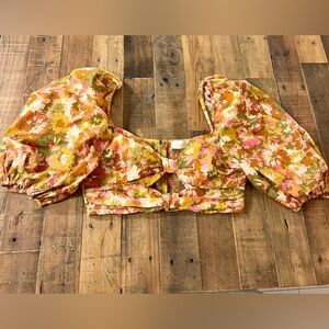 NWT ✨ Zimmermann Violet Twist Front Bodice